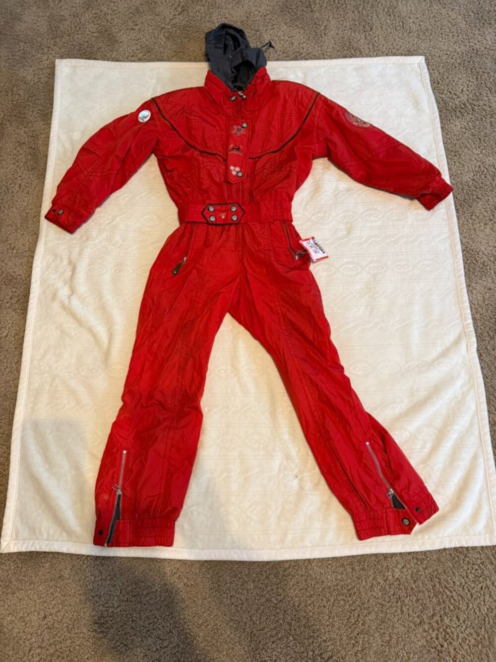 Vintage Obermeyer Thermolite Skisuit Anna Petite Size 6P (just like Free People)